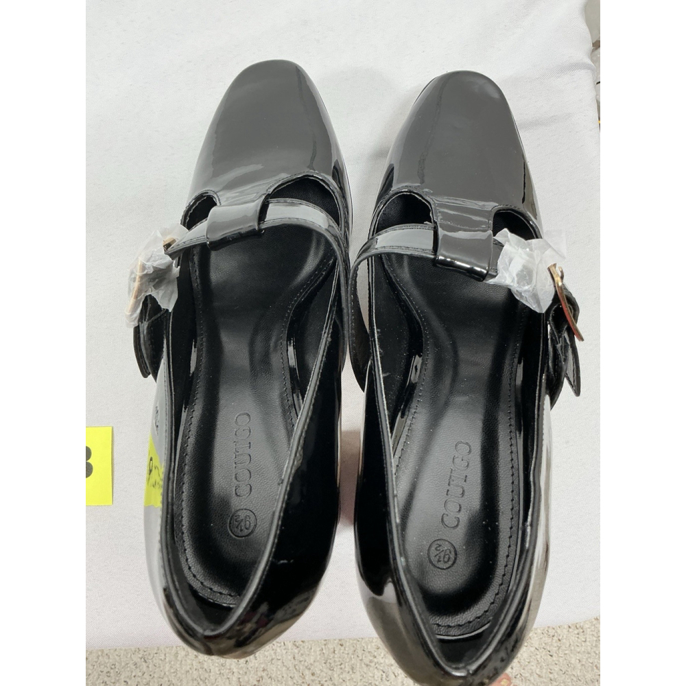Womans Pb3 NWOT Coutgo Platform Mary Jane Pumps 9.5 Black Strap Buckle Close - Picture 6 of 9